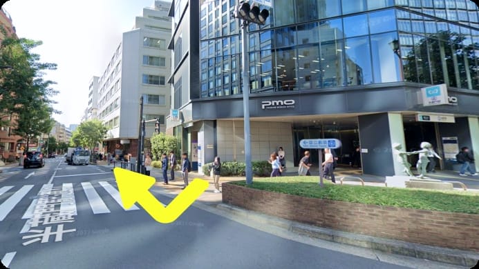 半蔵門駅からの道順風景1